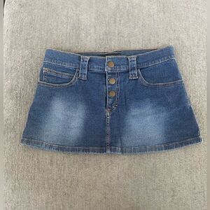 Bebe denim mini skirt